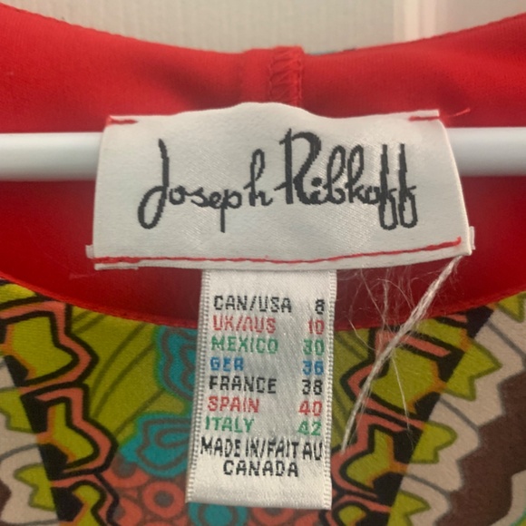 Joseph Ribkoff sleeveless dress. Size 6-8. Multicoloured - Picture 2 of 3